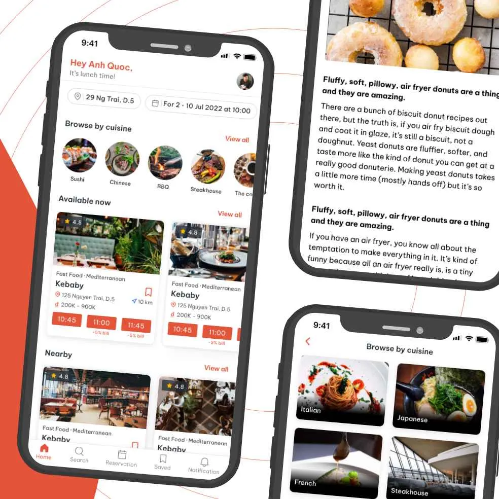 Reza - Restaurant Reservation App